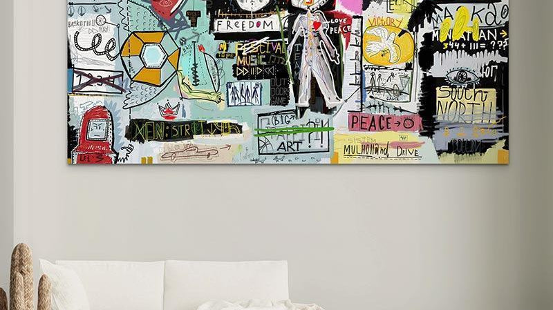 Le Street Art de Basquiat - Montableaudeco