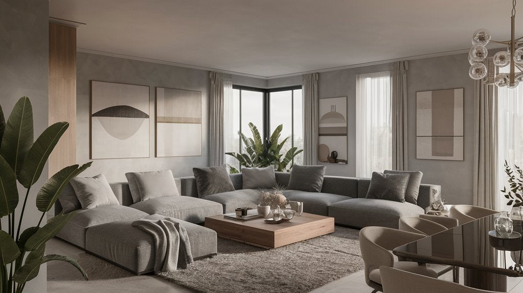 Créer une déco harmonieuse dans un salon moderne