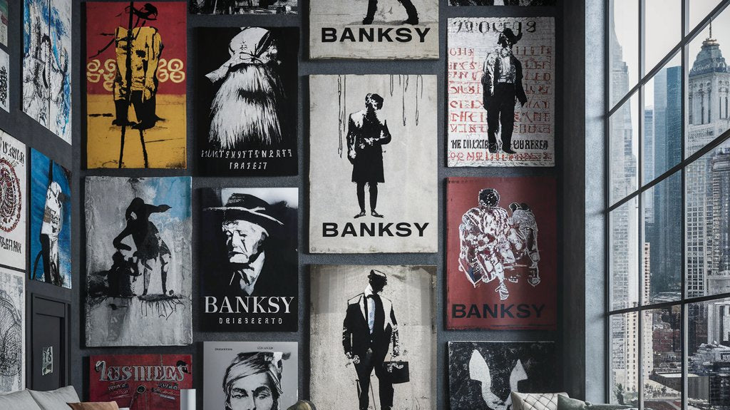 Tableau Banksy chez montableaudeco