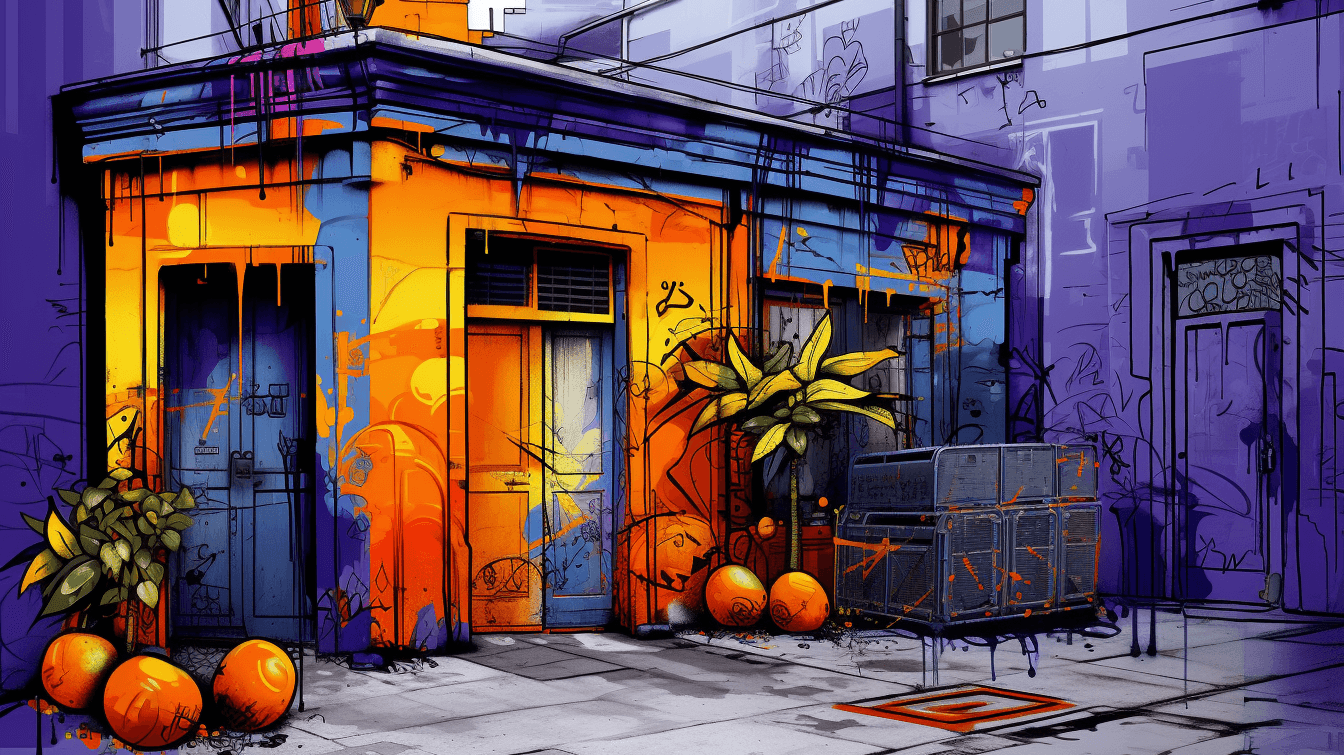 Le langage des couleurs dans le street art - Montableaudeco