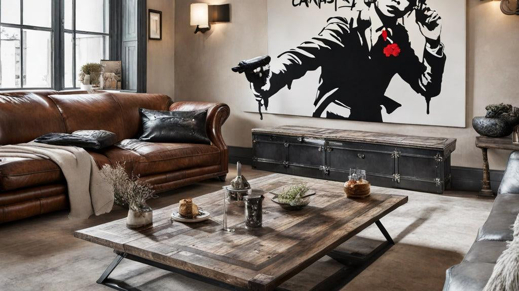 Ajoutez du caractère à votre maison avec un tableau Banksy - Montableaudeco