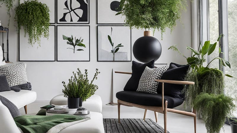 Jouer avec les contrastes dans une déco moderne