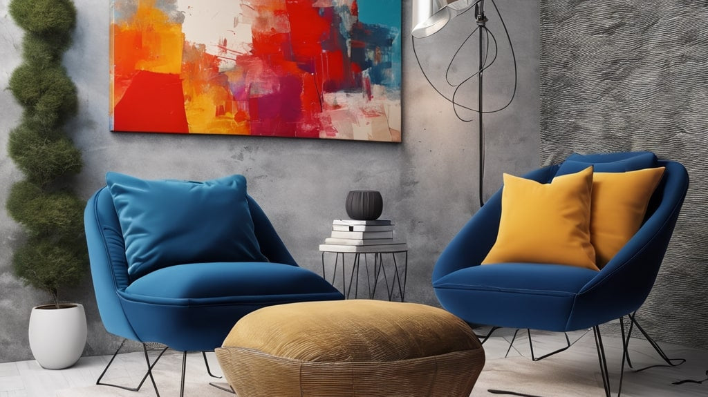 Comment intégrer l'art abstrait à la maison