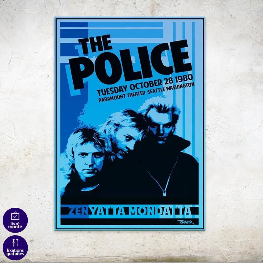Affiche Concert The Police - Montableaudeco