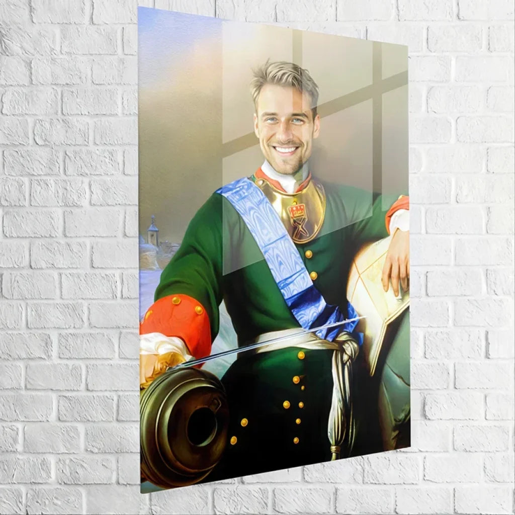 Portrait digital homme personnage historique sur commande