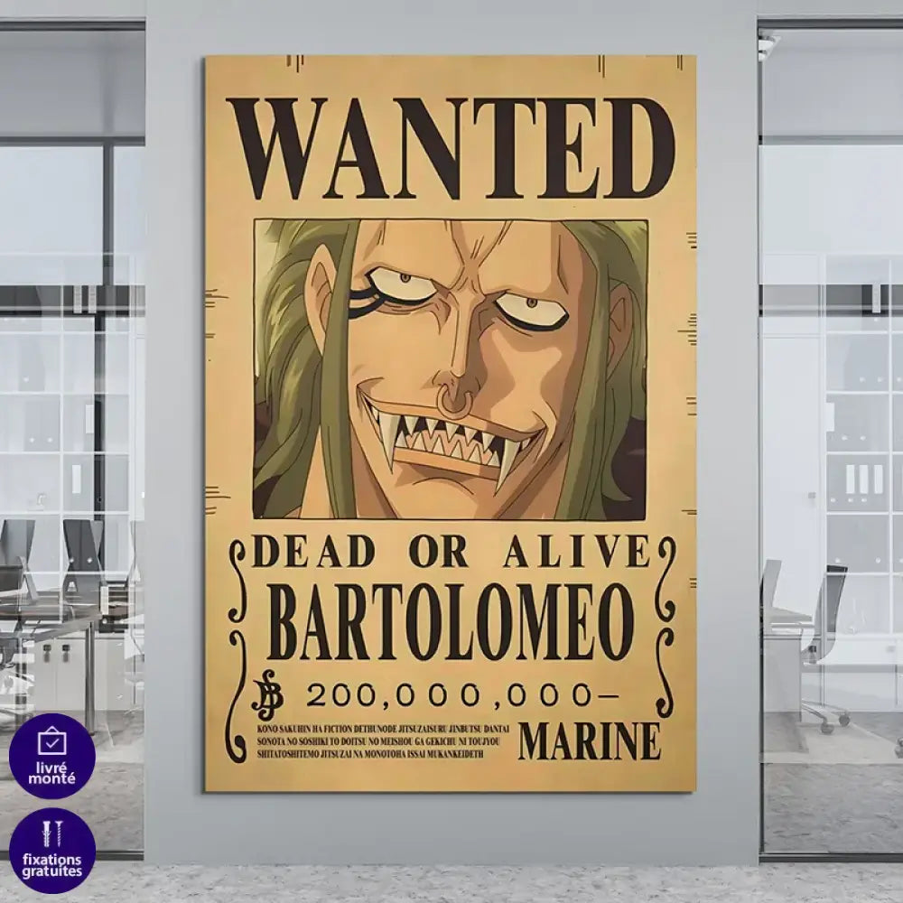 Poster One piece Dead or Alive Bartolomeo