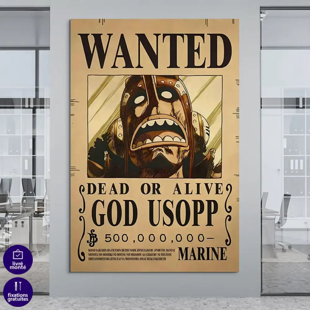 Poster One piece Dead or Alive Gold Usopp