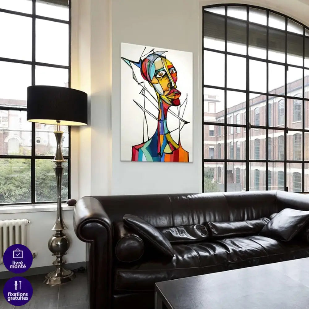 tableau abstrait abstraction identitaire B