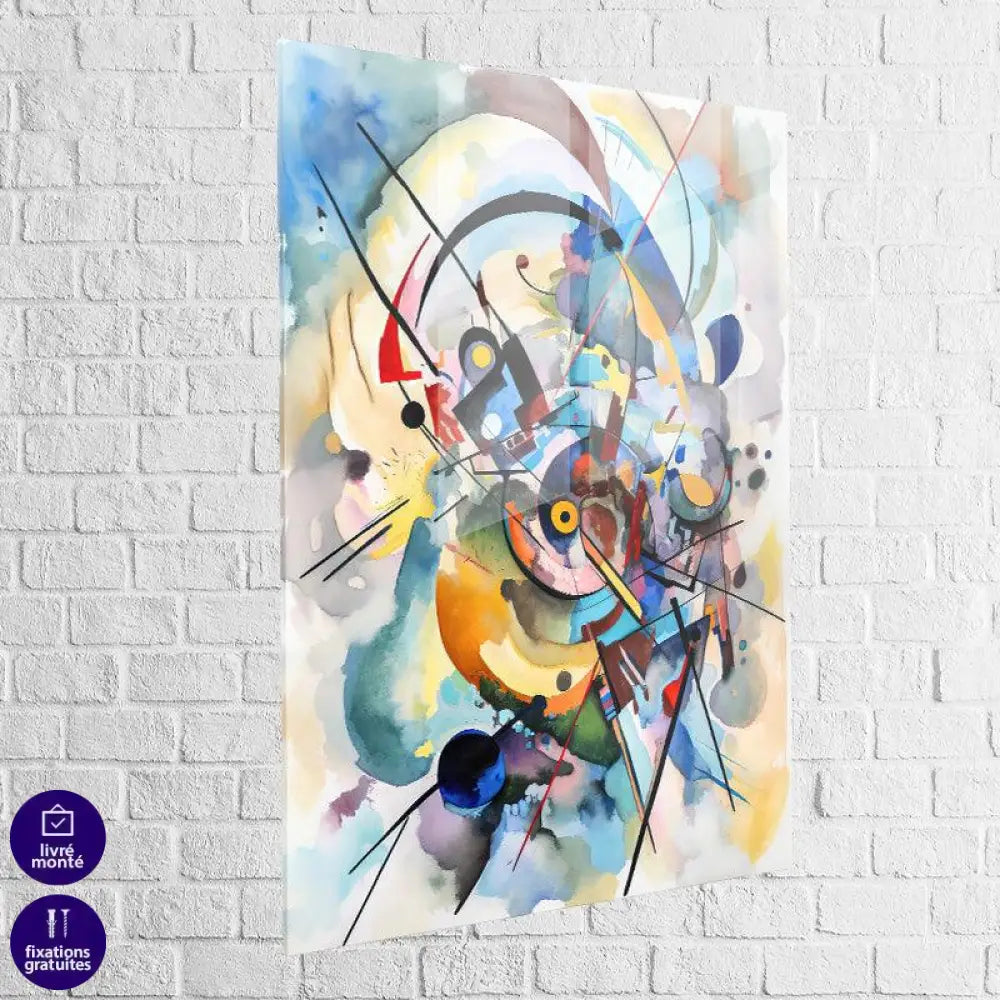 Tableau Abstrait Géométrie - Montableaudeco