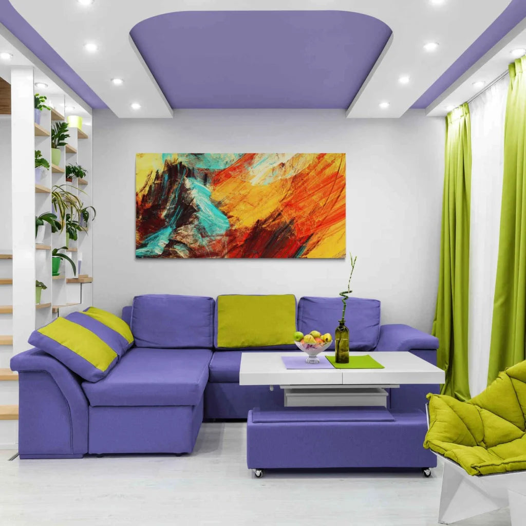 Tableau Abstrait Un nuage - Montableaudeco