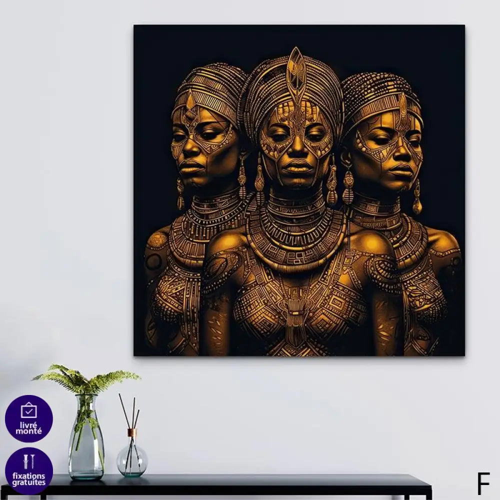 Tableau Afrique Femme Guerière Collection - Montableaudeco 8