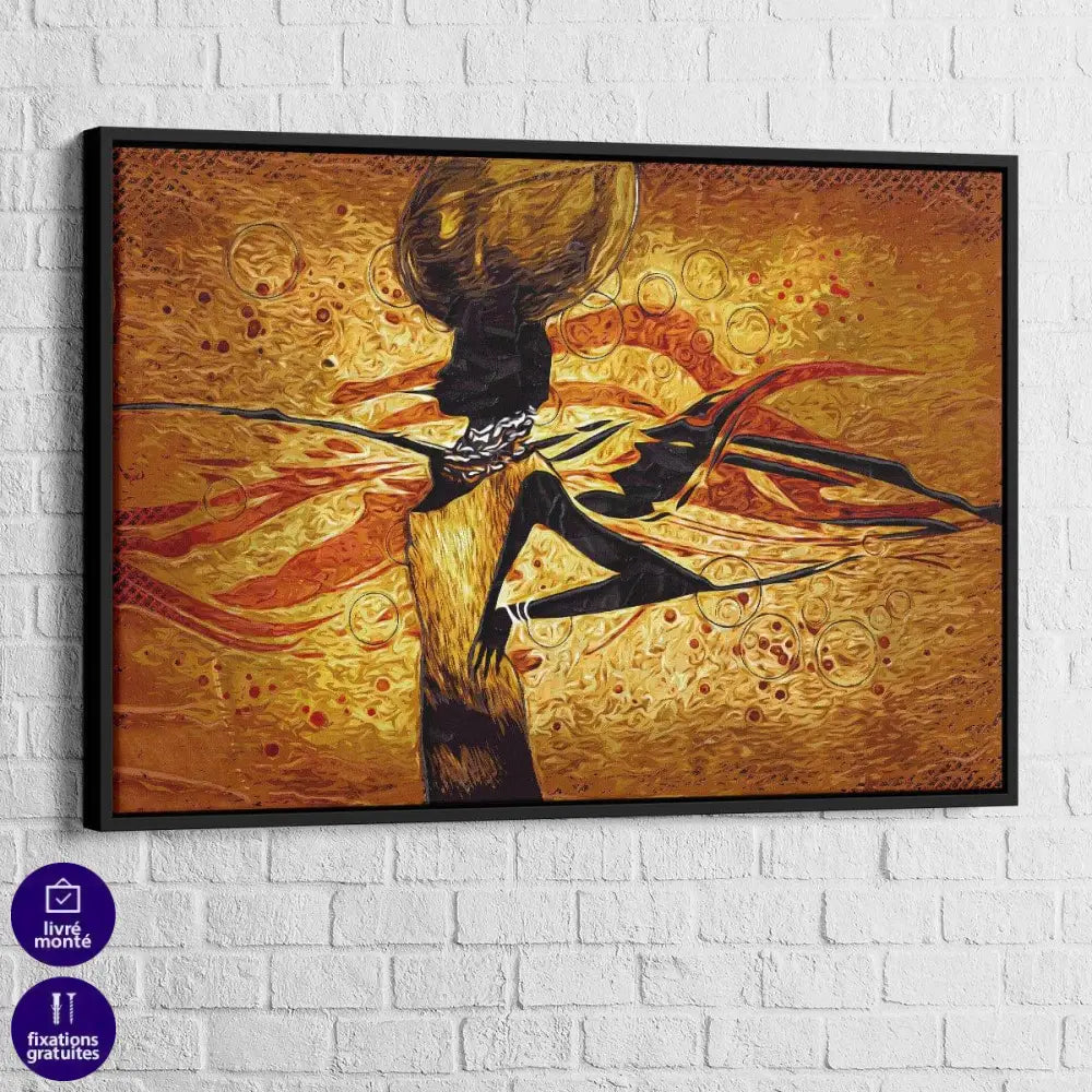 Tableau Afrique La Femme - Montableaudeco