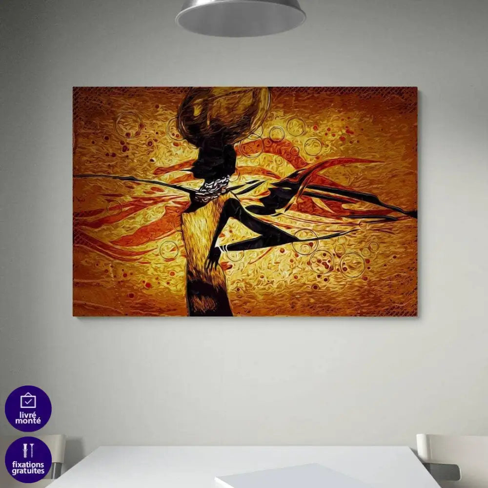 Tableau Afrique La Femme - Montableaudeco