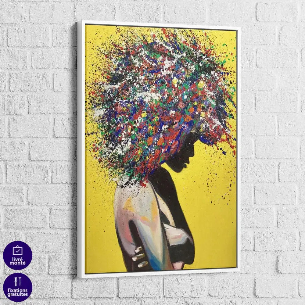 Tableau Afrique La Femme Moderne - Montableaudeco