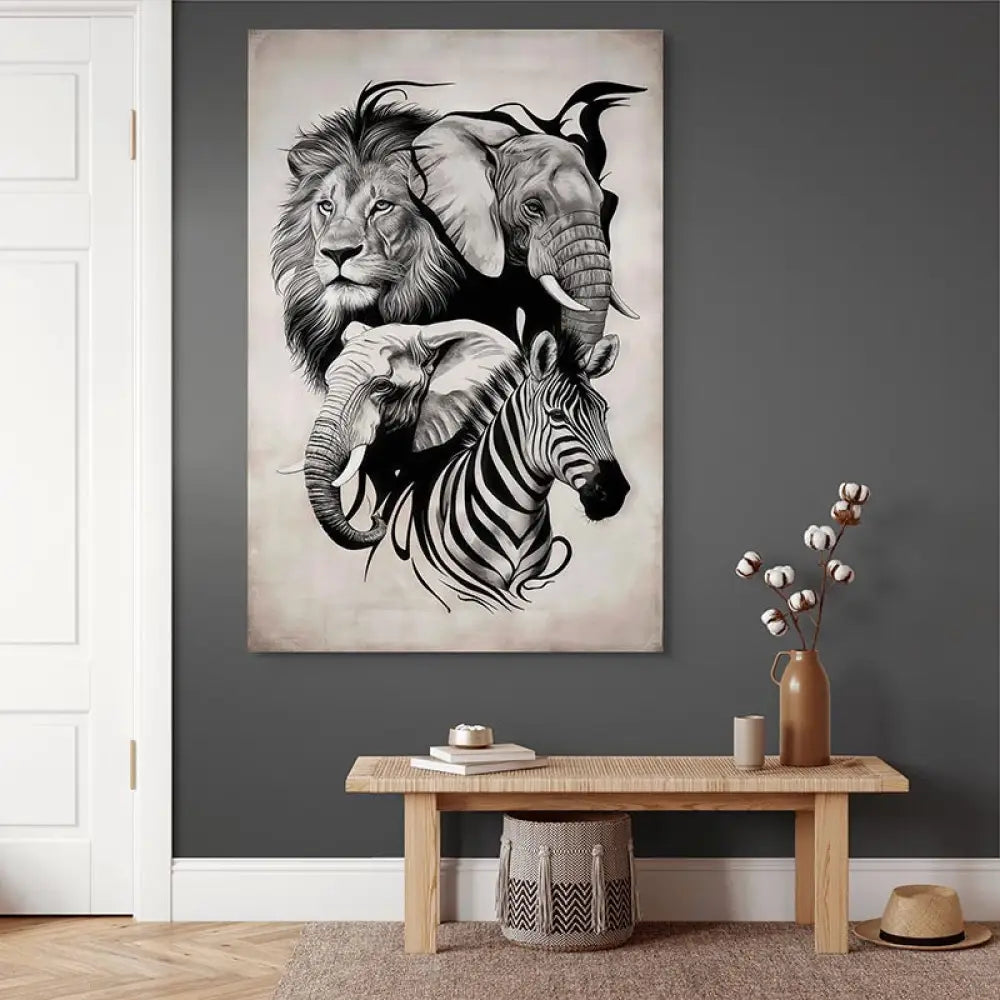 Tableau Animaux Force et Élégance Tableau Animaux