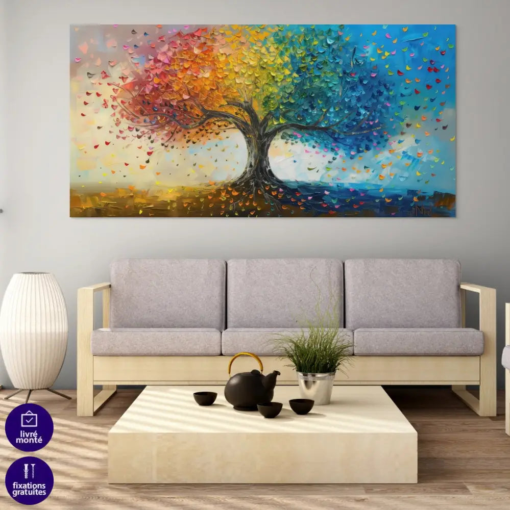 Tableau Arbre Éclat de Feuilles 4