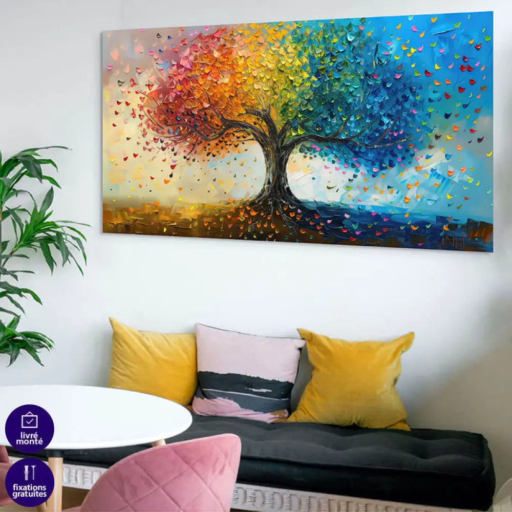 Tableau Arbre Éclat de Feuilles 2