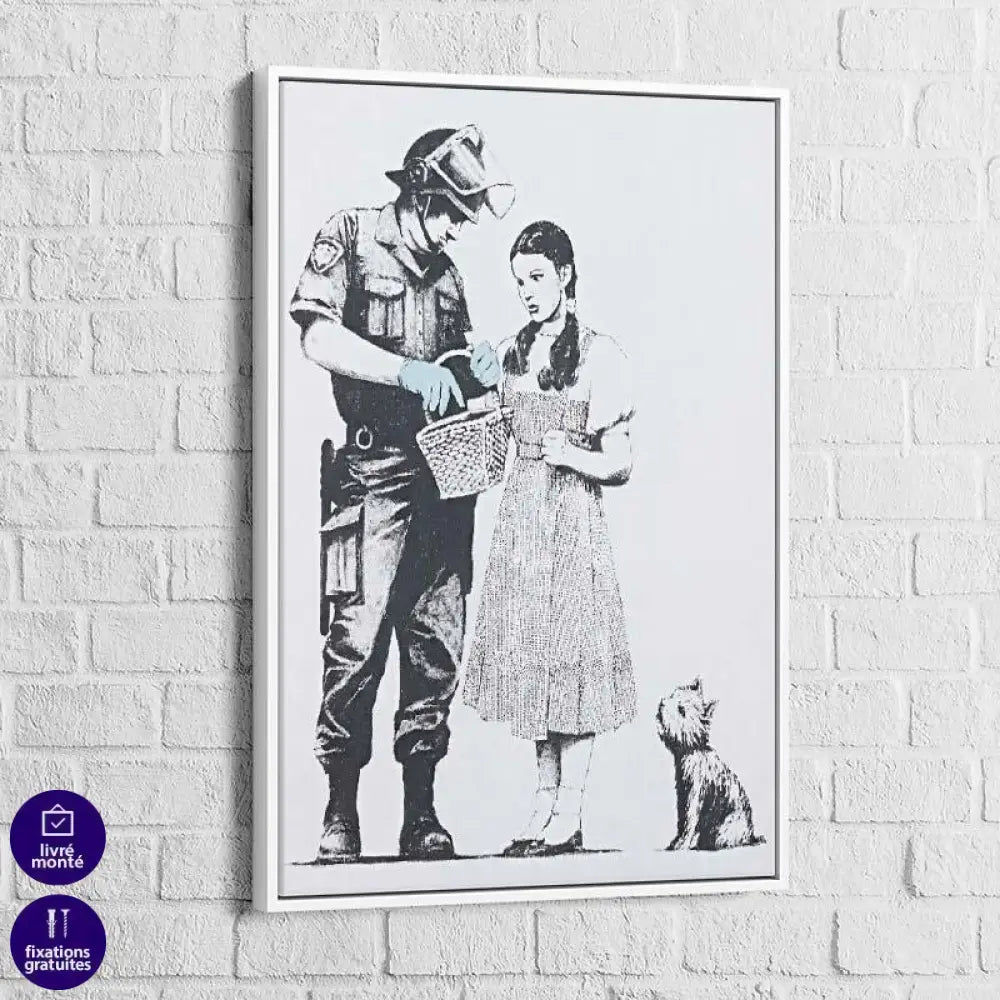 Tableau Banksy Dorothy - Montableaudeco
