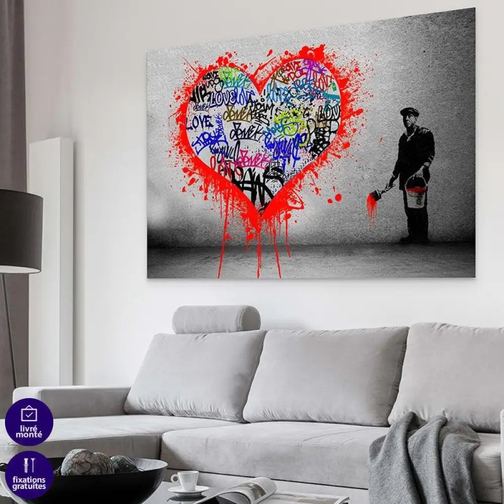 Tableau Banksy Le Peintre - Montableaudeco