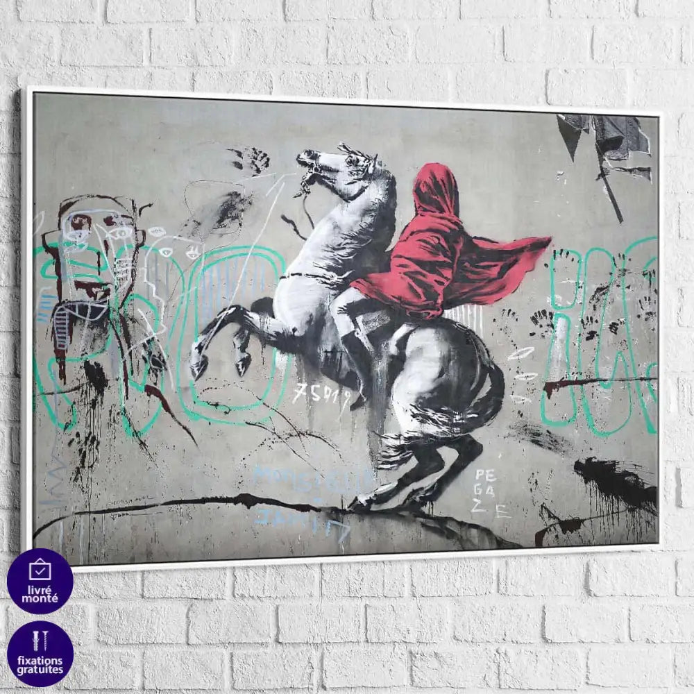Tableau Banksy Napoléon - Montableaudeco