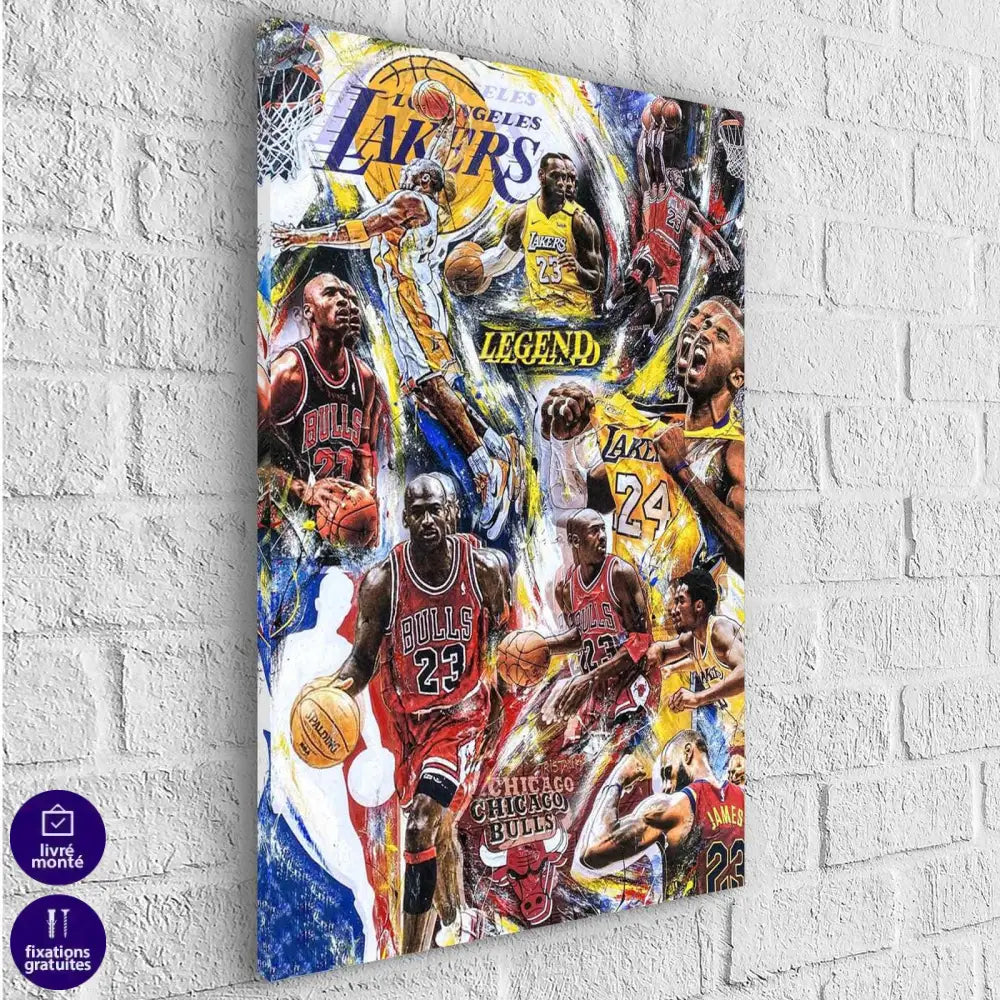 Tableau Basket Ball Légende - Montableaudeco