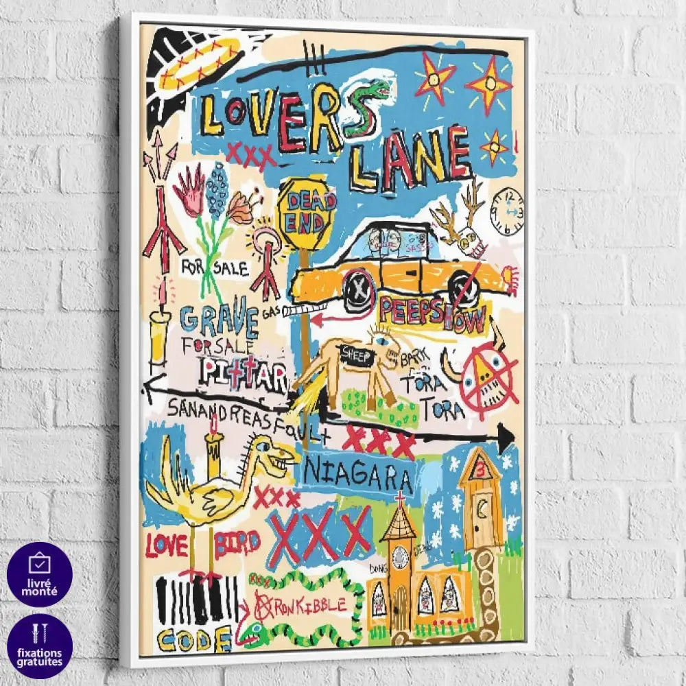 Tableau Basquiat Rêves Urbains 4