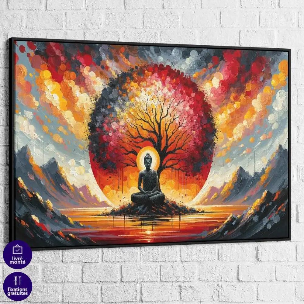 Tableau Bouddha Arbre de Vie - Montableaudeco