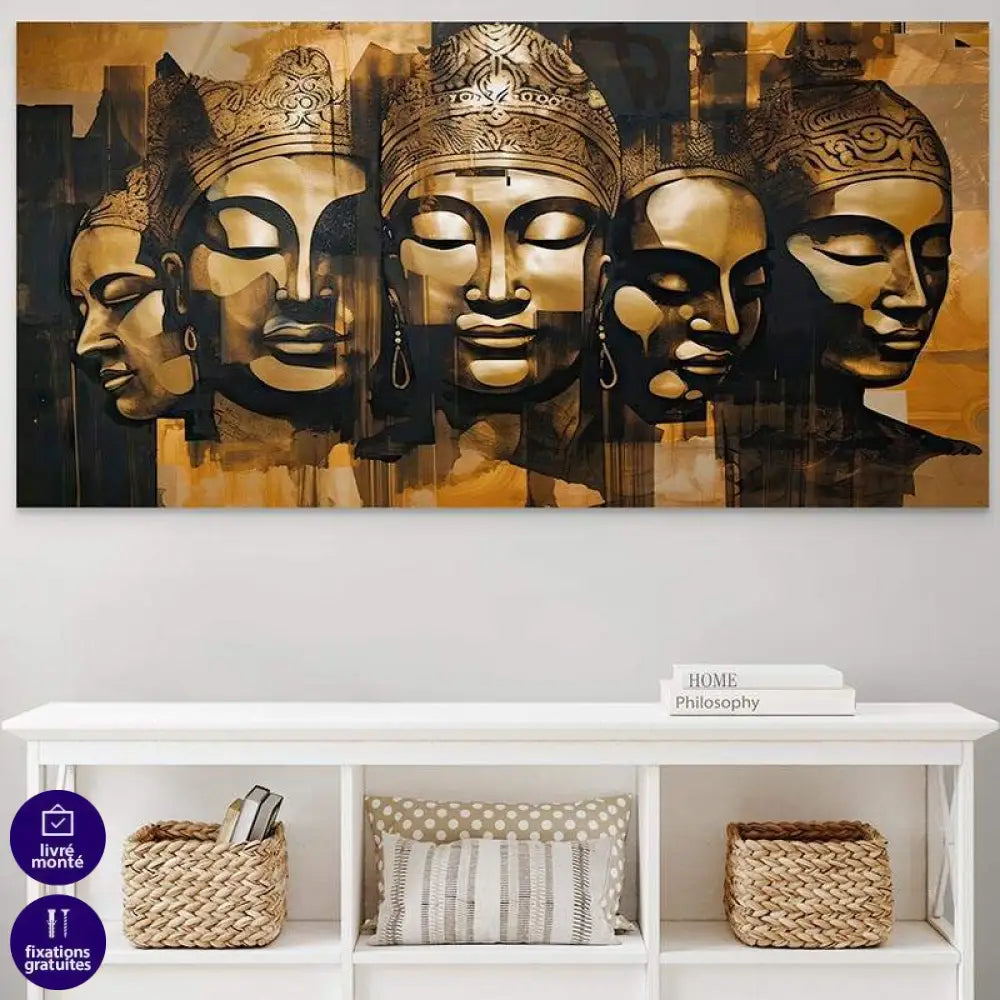 Tableau Bouddha Reflets de Paix Tableau Bouddha