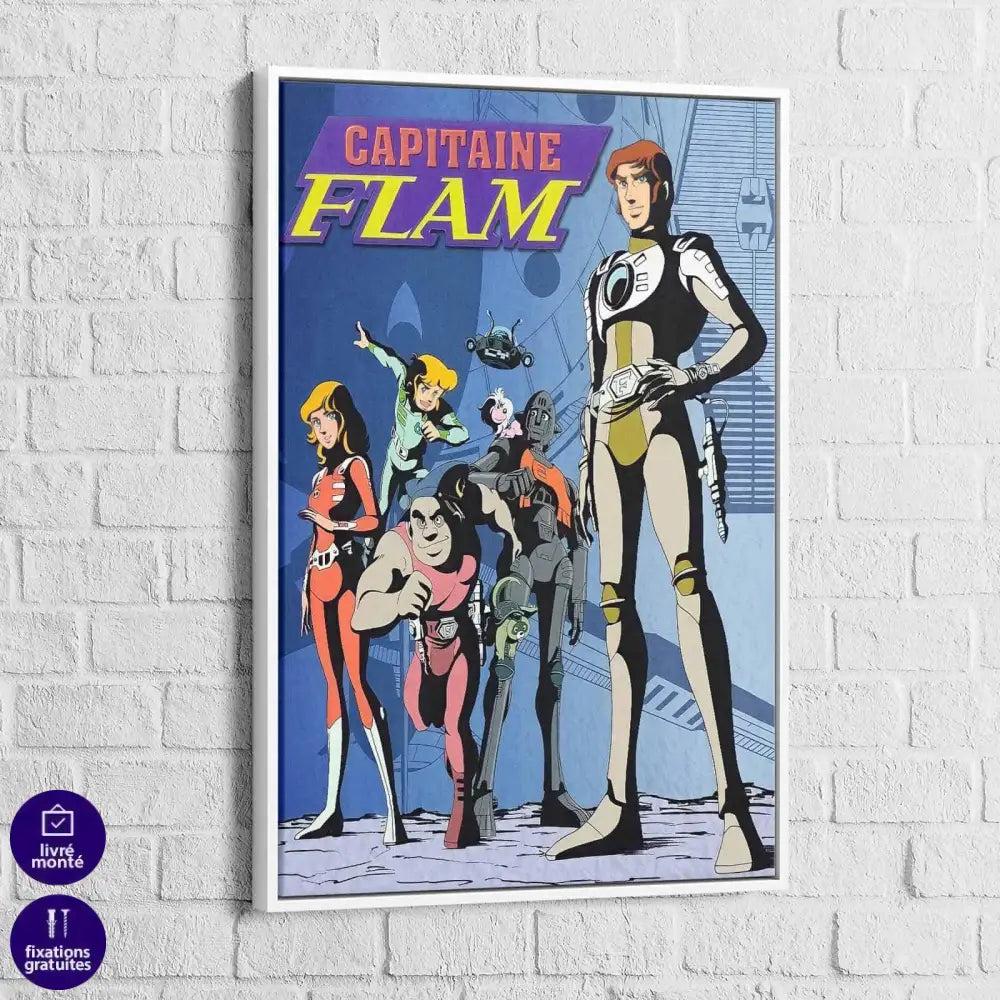 Tableau Capitaine Flam - Montableaudeco