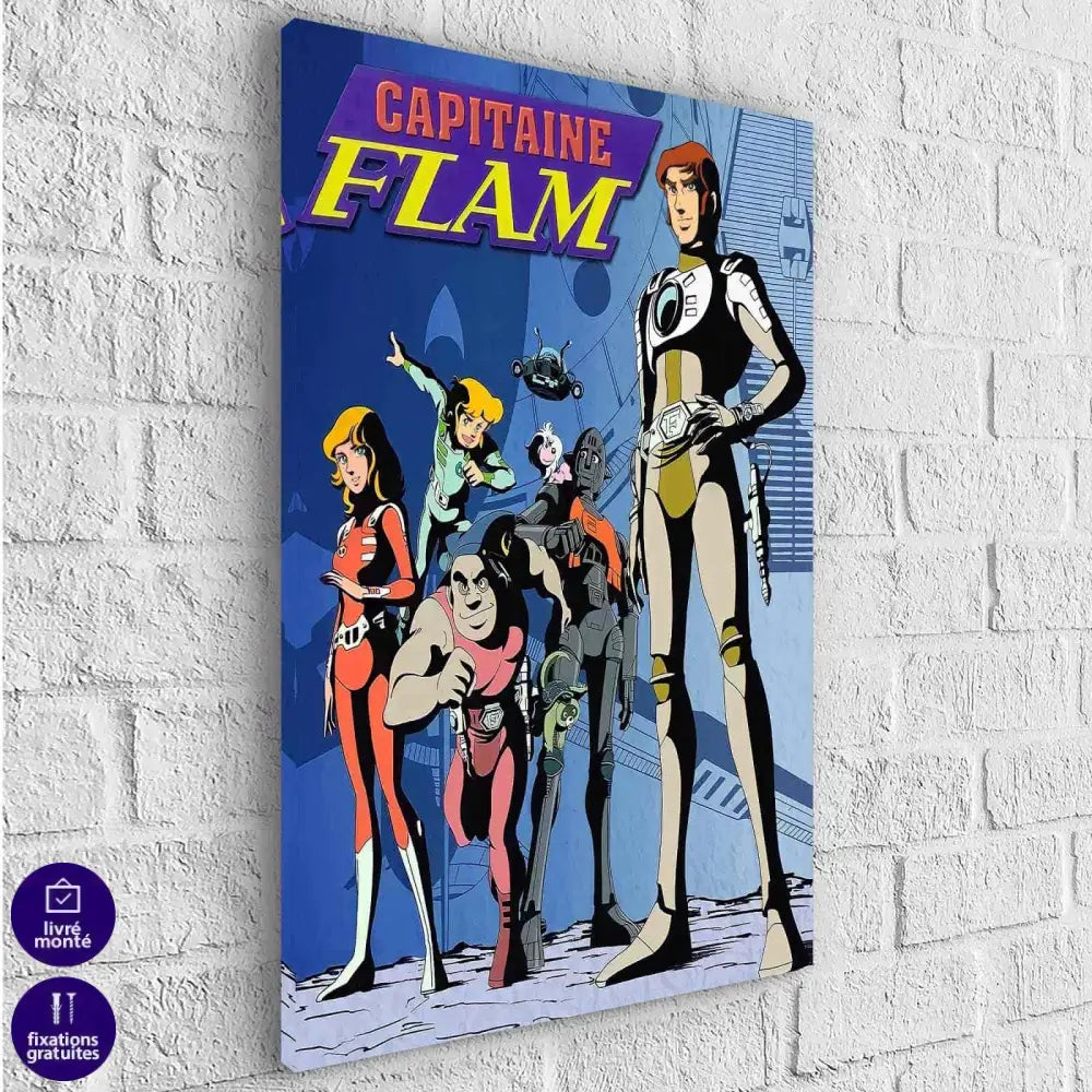 Tableau Capitaine Flam - Montableaudeco