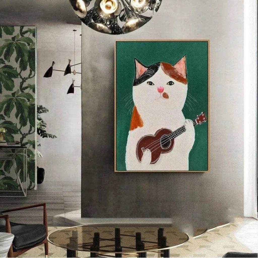 Tableau Chat Coloré Fun Collection 13 Pièces - Montableaudeco