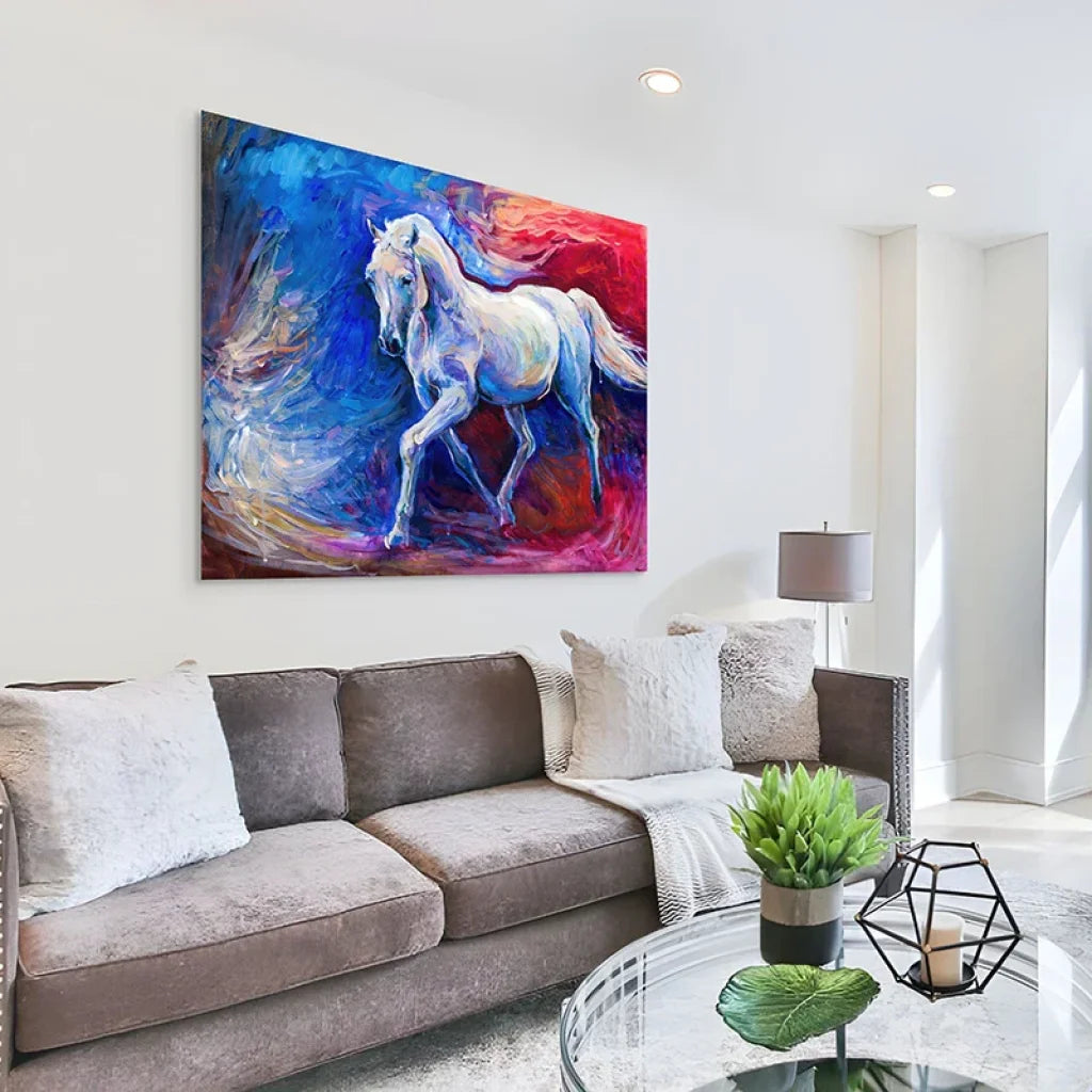 décoration murale cheval moderne