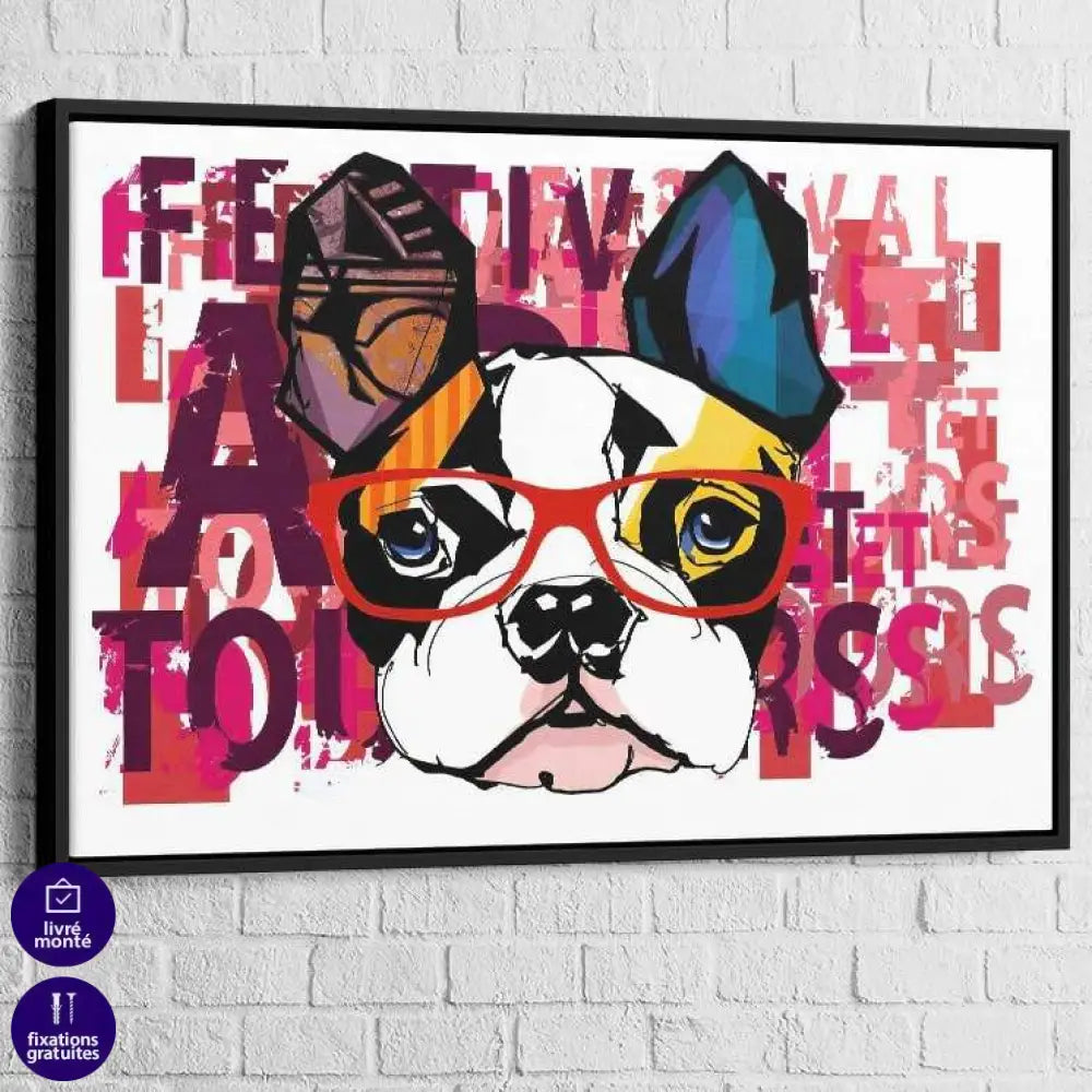 Tableau Chien | Graffiti Canin | Les Promos -25% Livraison Offerte d