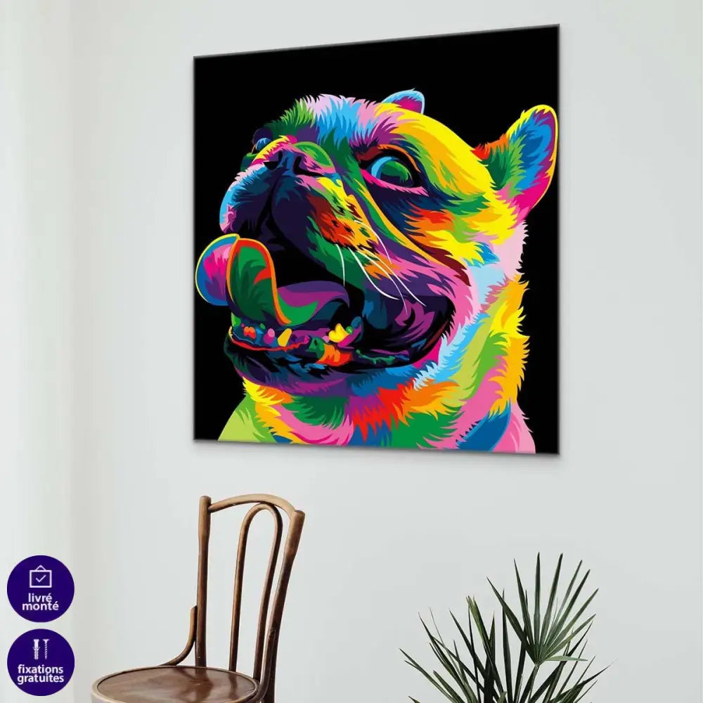 Tableau Chien Pop Art - Montableaudeco