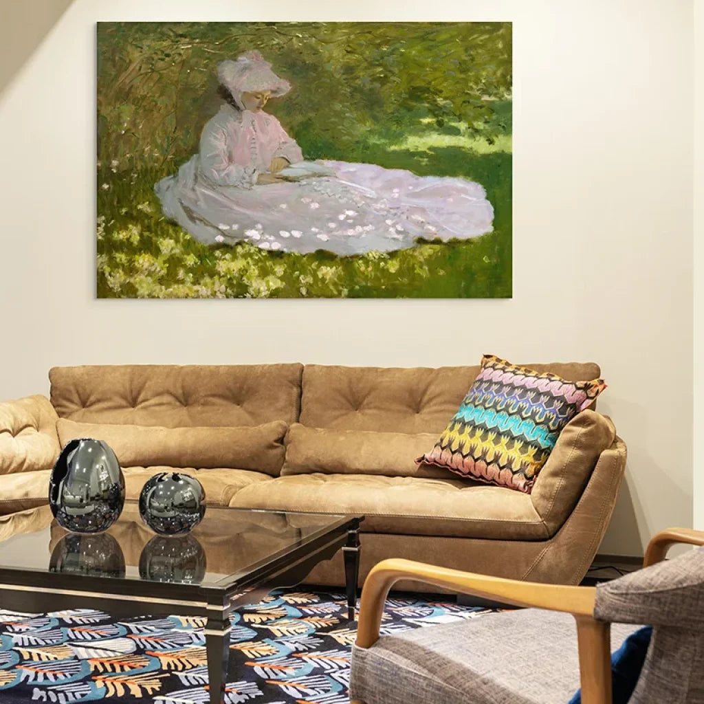 Tableau Claude Monet Printemps 1872 reproduction sur toile