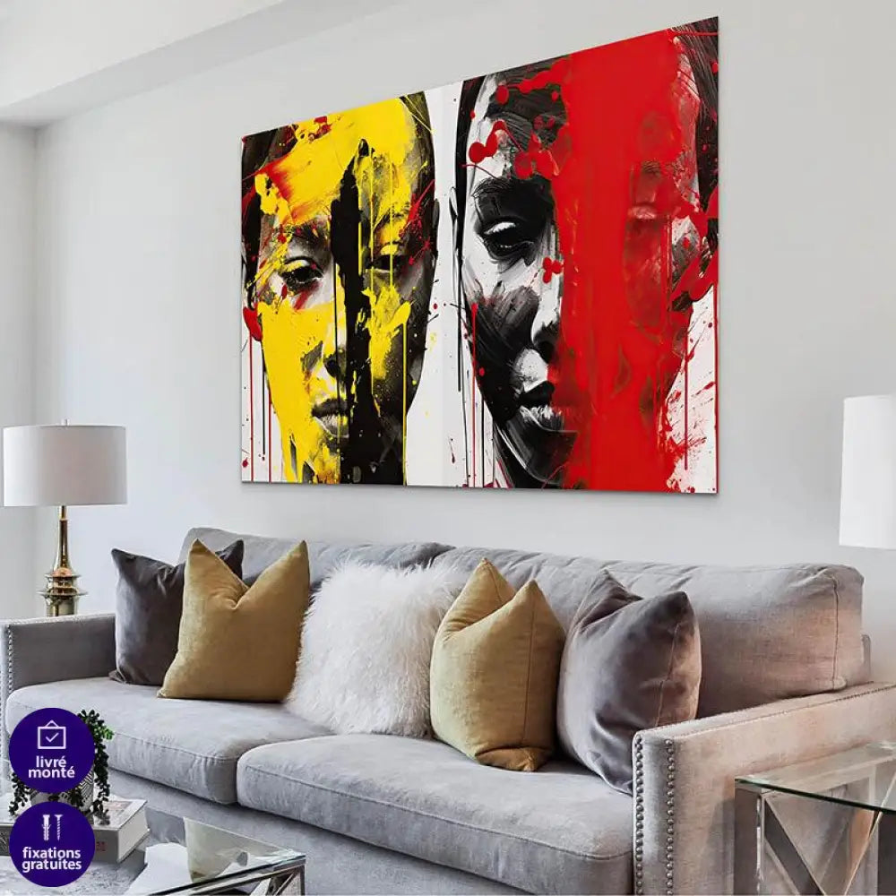 Tableau Contemporain Fusion Féminime - Montableaudeco