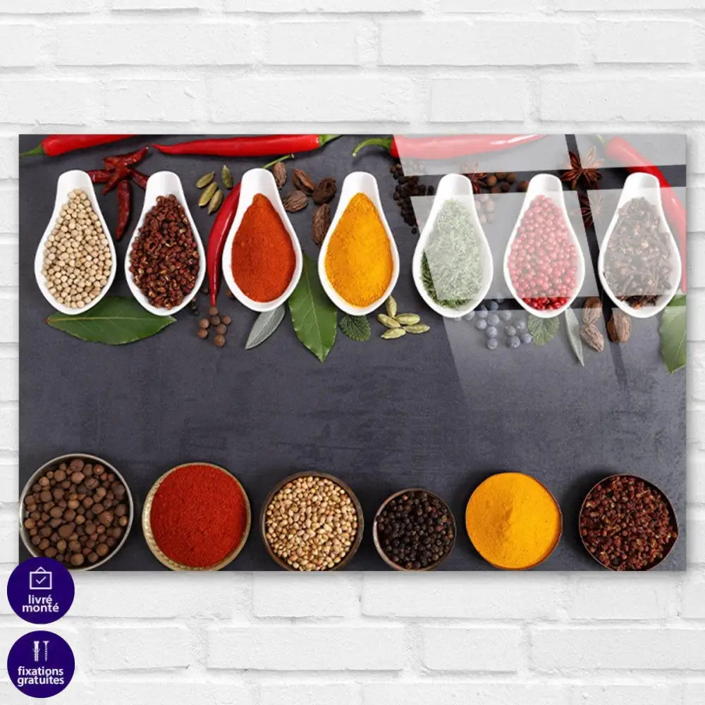 Tableau Cuisine Les Epices - Montableaudeco