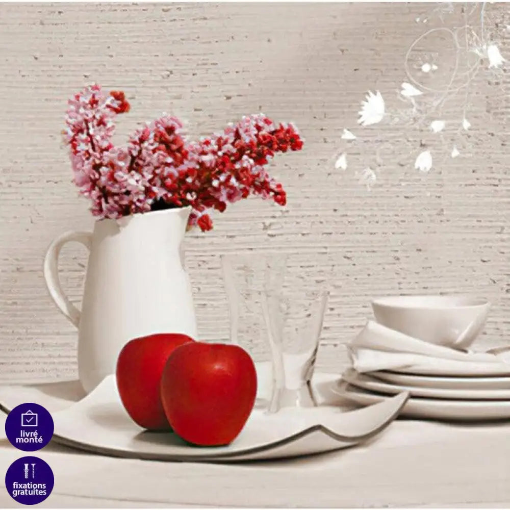 Tableau Cuisine Pomme Rouge - Montableaudeco