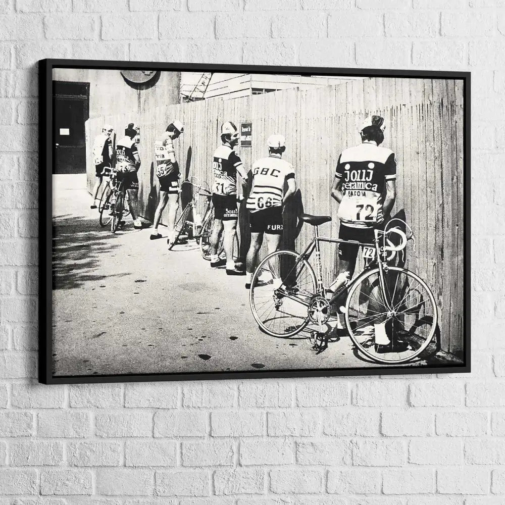 Tableau Cycliste Arrêt du Tour - Montableaudeco