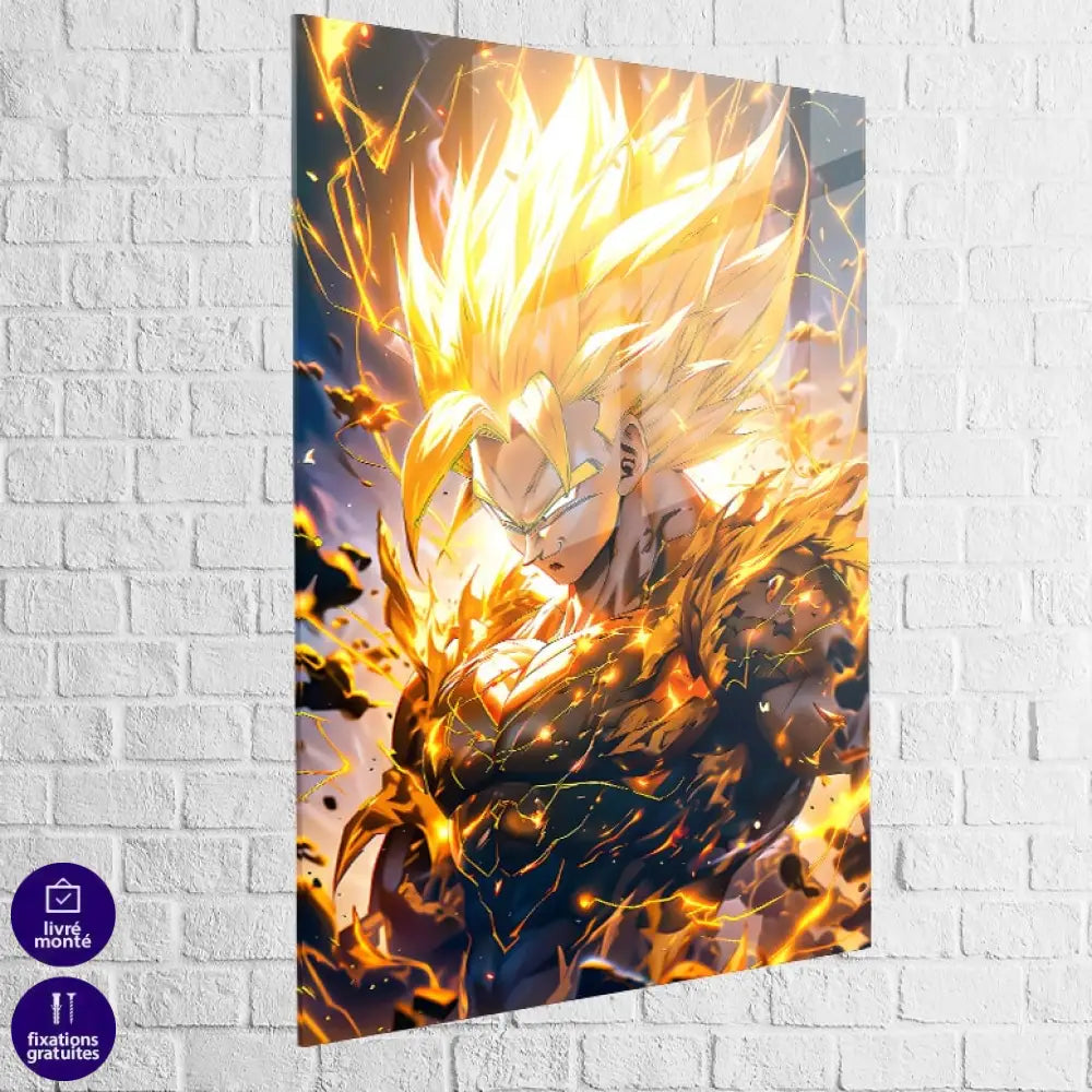 décoration murale pop culture dragon ball art