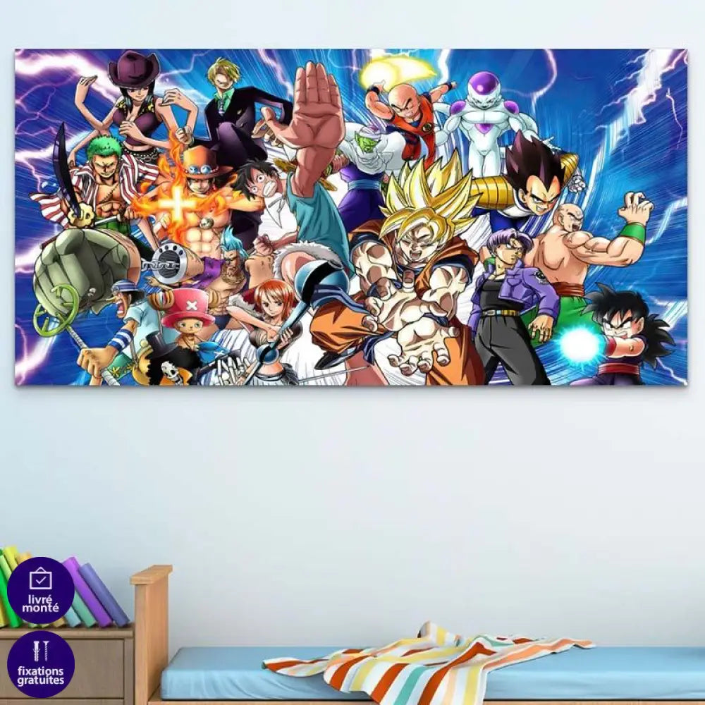 Tableau Dragon Ball One Piece - Montableaudeco