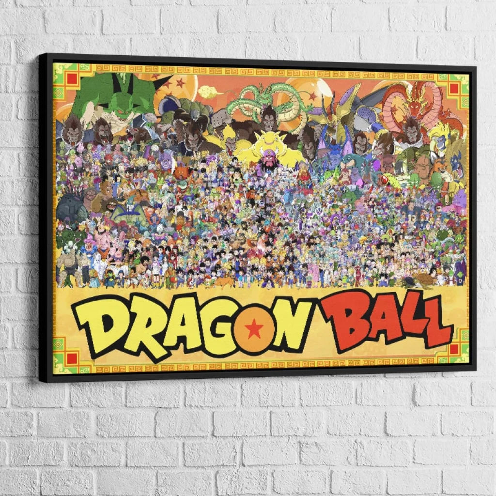cadre flottant dragon ball style galerie moderne