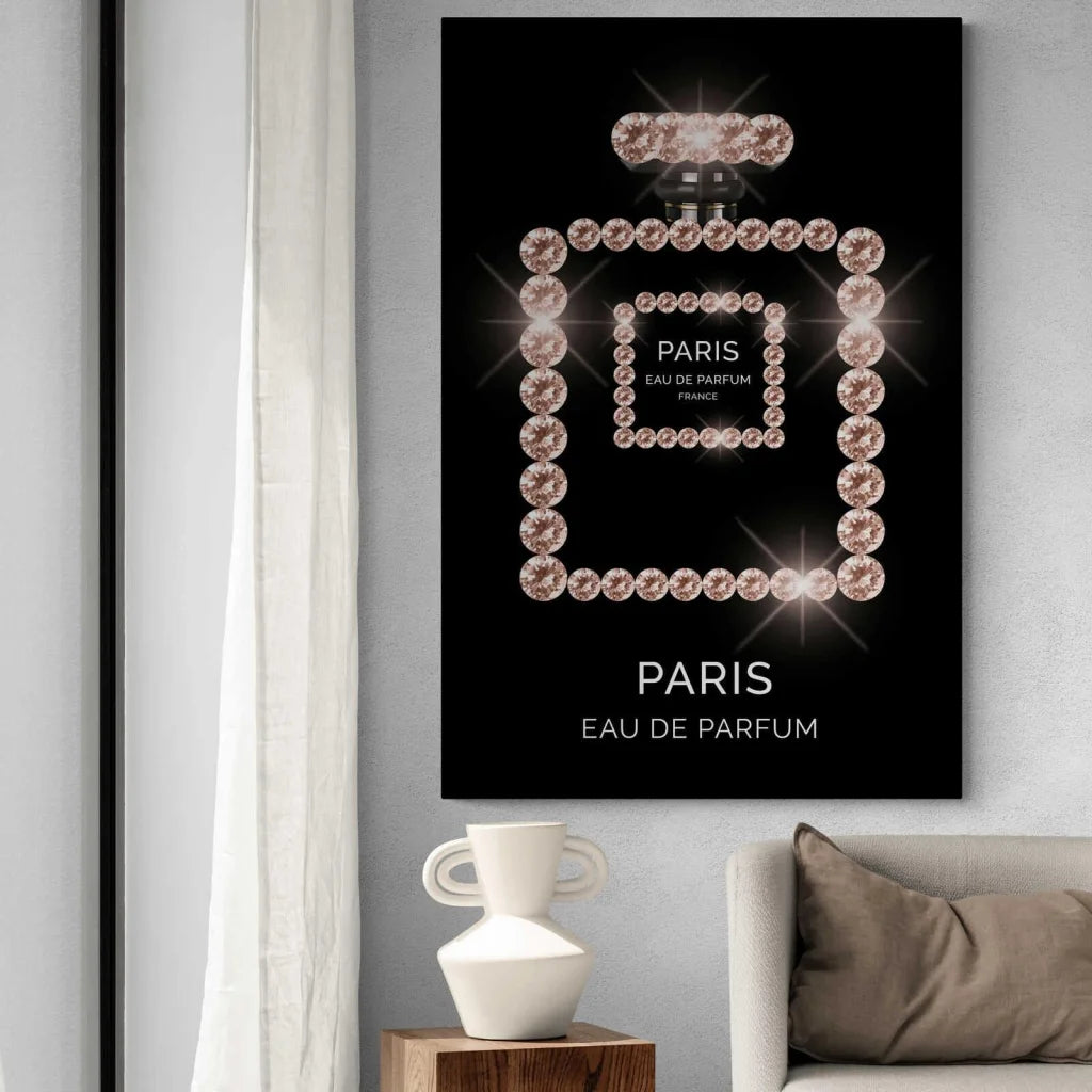 Tableau Fashion Parfum de Paris Diamant - Montableaudeco