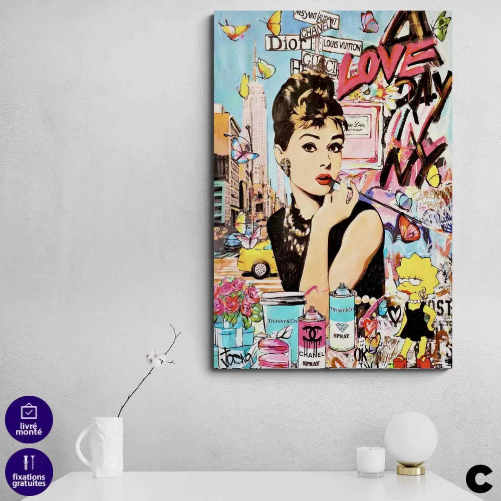 Tableau Fashion Vogue Rétro 3 Pièces - Montableaudeco