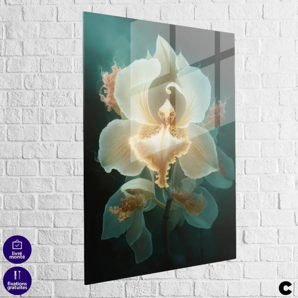 Tableau Fleur Les 3 Fleurs 40x60cm / Plexiglas / C Tableau Fleur