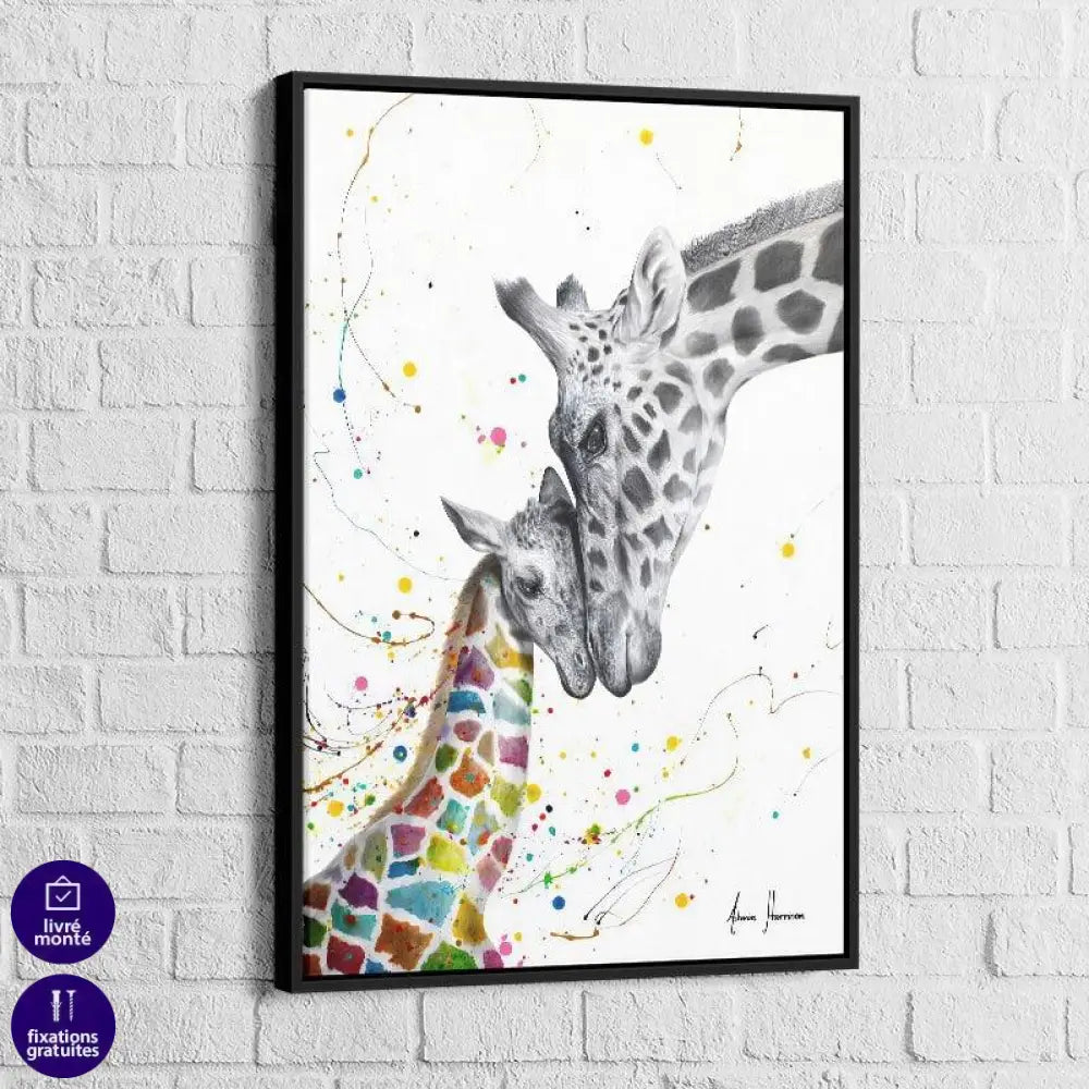 Tableau Girafe Moderne - Montableaudeco