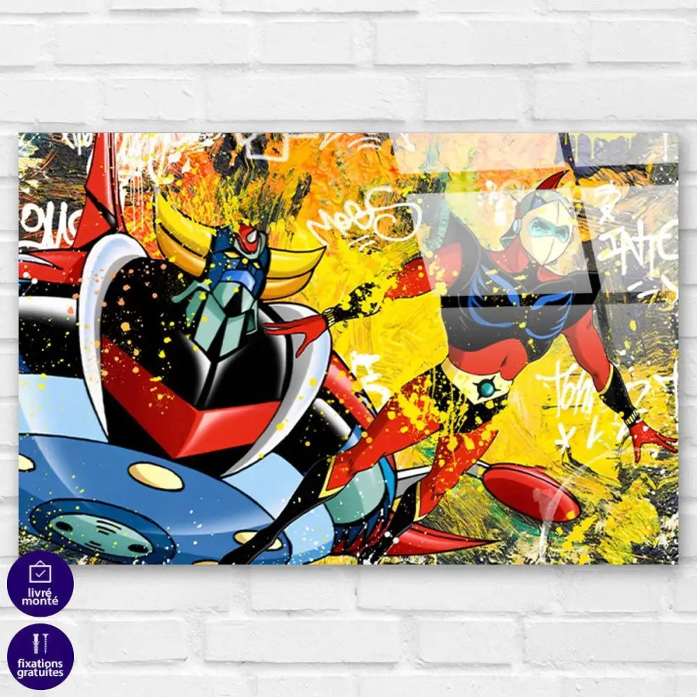 Tableau Goldorak Actarus - Montableaudeco