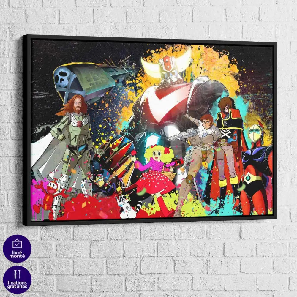 Tableau Goldorak Graffiti - Montableaudeco