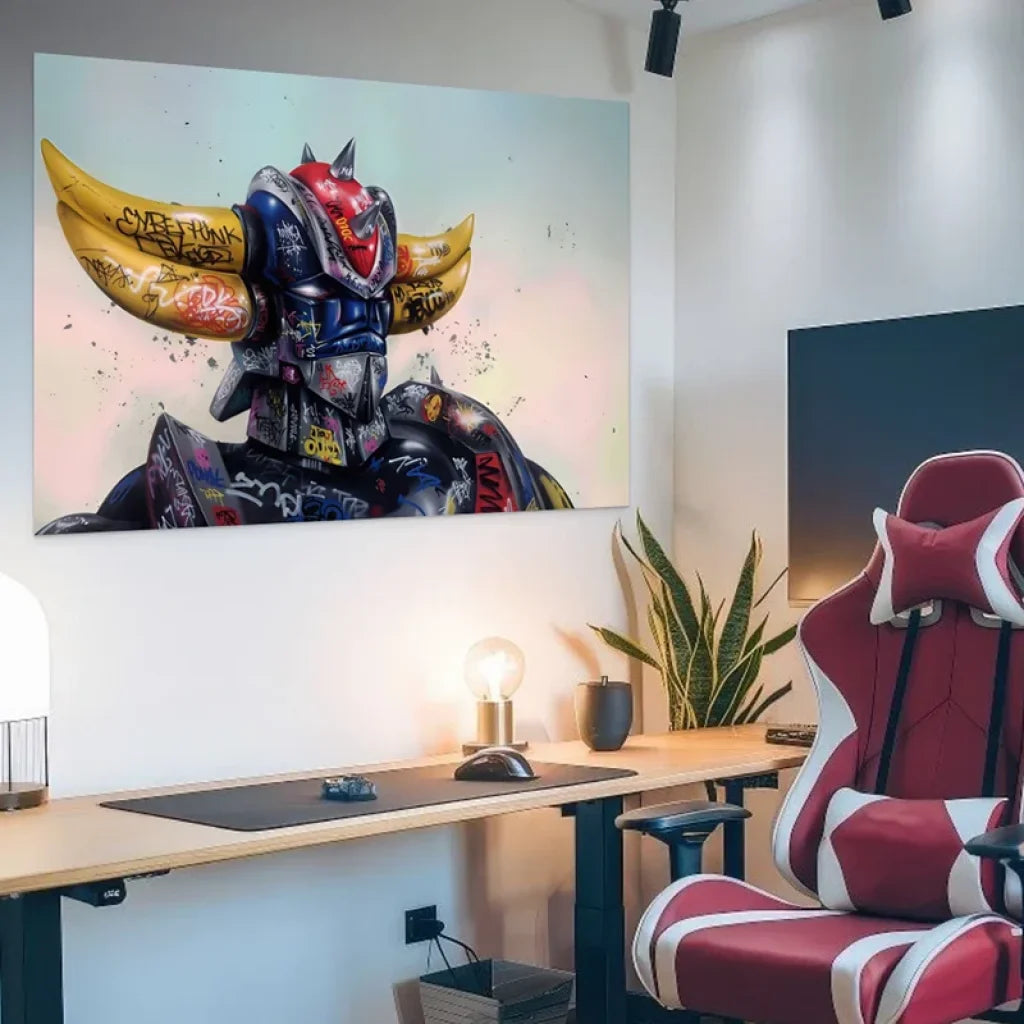 Tableau Goldorak Tags et Graffitis Tableau Animation