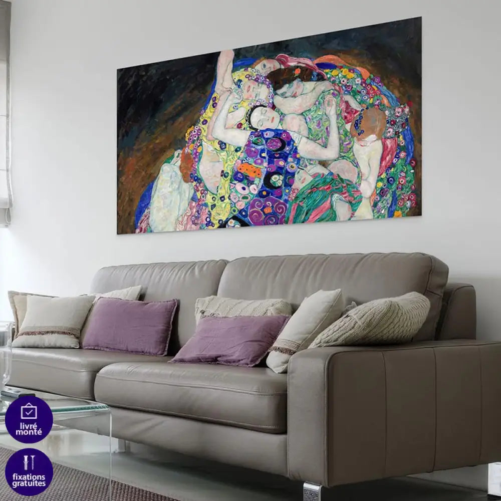 Tableau Gustav Klimt Les Vierges Tableau Gustav Klimt